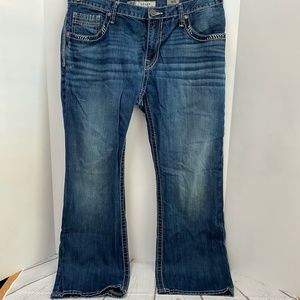 BKE Jeans ... Derek 36S ... Buckle ... DARK Wash ...  Excellent Condition